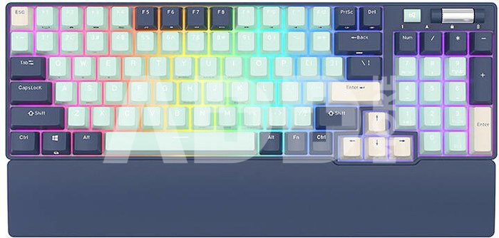 RK ROYAL KLUDGE RK96 Blue Light Wireless Gaming Keyboard hotsell White