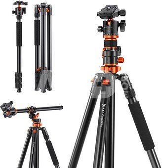 K&F 90 inch /2.3m Camera Tripods magnesium aluminum alloy tripods Reversible Detachable Monopod