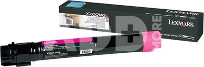 Lexmark X950, X952, X954 Magenta Extra High Yield Toner Cartridge (24K) for X950de / X952de / X952dte / X954de / X954dhe