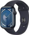 Apple Watch 9 GPS 45mm Alu Midnight Sport Armband M/L