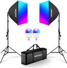 NEEWER 24" RGB Softbox Lighting Kit with App Control 10102909