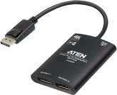 ATEN 2-port True 4k DP MST Hub VS92DP