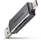 AXAGON Mobile USB 3.2 Gen 1 MINI card reader with USB-C and USB-A connectors | CRE-DAC