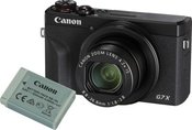 Canon Camera PowerShot G7X Mark III black + battery kit 3637C014