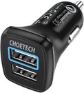 Car Charger 30W QC 3.0 Dual Ports (black)