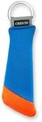 Carson Floating Key Ring for 3 keys - Blue/Orange