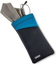 Carson Neoprene Spectacles bag with microfibre cloth - Gray/Blue