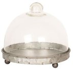 Clayre Eef Cloche 6GL2492 Grey Transparent 16x15 cm