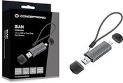 Conceptronic BIAN05G 2-in-1 Dual Plug Kartenleser