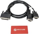 Hollyland HL-TCB10 DB25 Male to Dual HDB15 Male Tally Cable