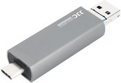 JJC CR UTC3II Memory Card Reader Gray