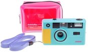 Dubblefilm Camera Turquoise 35mm with Flash incl. case