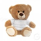 Meškiukas Teddy rudas 17cm.su marškinėliais| 818104