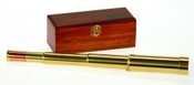 Admiral 2 10 30x30 Full Brass Zoom Telescope+ Mahogany Box