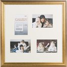 Photo frame Ema Gallery 40x40/4/10x15, gold (VF3967)