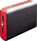 Platinet power bank 6000mAh + torch, red (PMPB6BR)