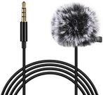 Puluz Jack Lavalier Wired Condenser Recording Microphone 1.5m jack 3.5mm PU424