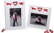 Frame KPH 20040 YOU LOVE ME 15x10 wooden | white