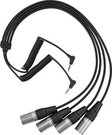 SARAMONIC CABLE SR-C2020 DUAL 3.5MM TRS MALE TO FOUR XLR MALE CABLE (SR-C2020)