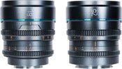 Sirui Cine Lens Nightwalker S35 Kit 16 & 75mm T1.2 E-Mount Metal Grey