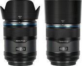 Sirui Sniper Lens APS-C AF Kit 16 & 75mm F1.2 E-Mount Black Carbon