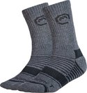 VALLERRET MERINO WOOL CREW SOCK - GREY WINTER (SIZE 36-40)