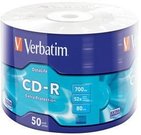 Verbatim CD-R 52x 700MB 50P SP Extra Protection Wrap 43787