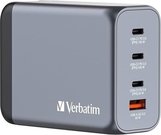 Verbatim GNC-200 GaN Charg. 200W 3xUSB-C PD, 1xUSB-A QC 3.0 32204