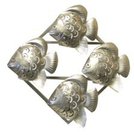 Wall Candleholder Fish H28 cm metal