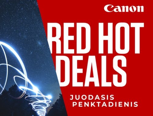 CANON BLACK FRIDAY: juodai geras išpardavimas!